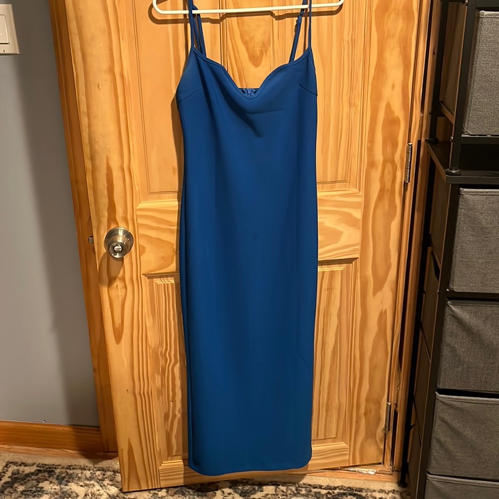 Blue dress